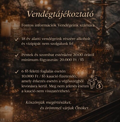 Vendégtájékoztató